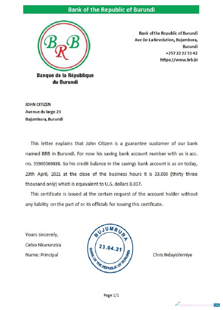 Download Burundi The republic bank of Burundi reference Photoshop template